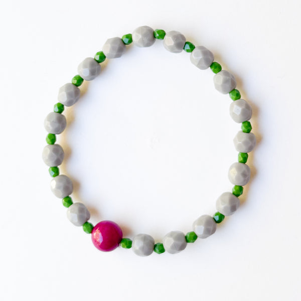 Beaded Stretch Bracelet – Handmade Stacking & Layering Bracelet