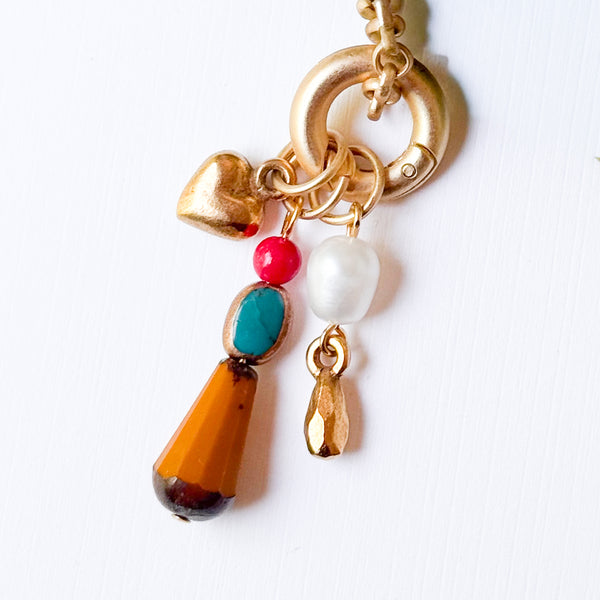 Interchangeable Gold Charm Cluster