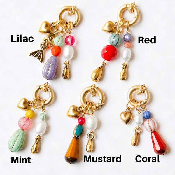 Interchangeable Gold Charm Cluster