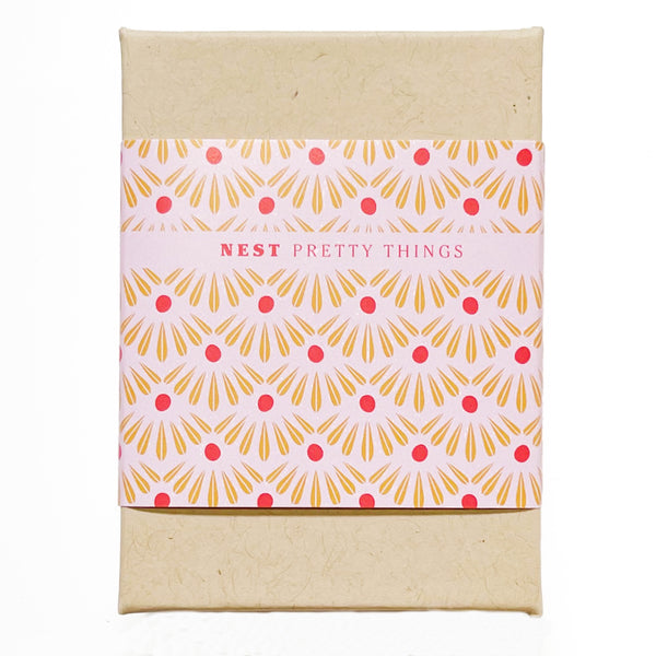 24K Satin Gold Paparclip Charm Bracelet with Cameo & Hands