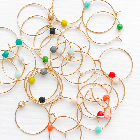 Little Orbit Gold Filled Hoops