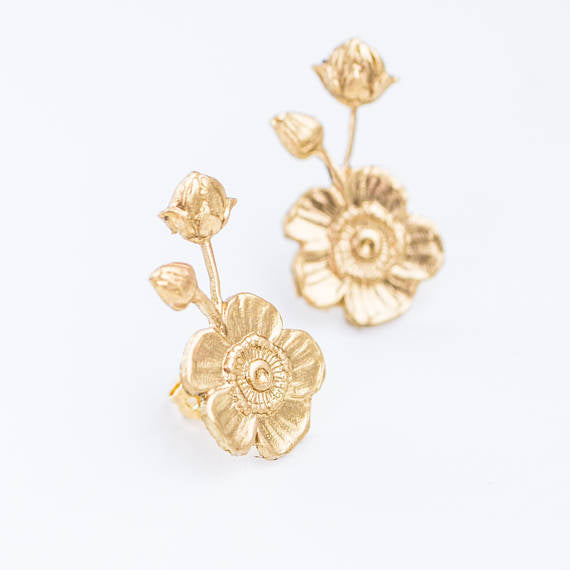 Flower Stud Earrings